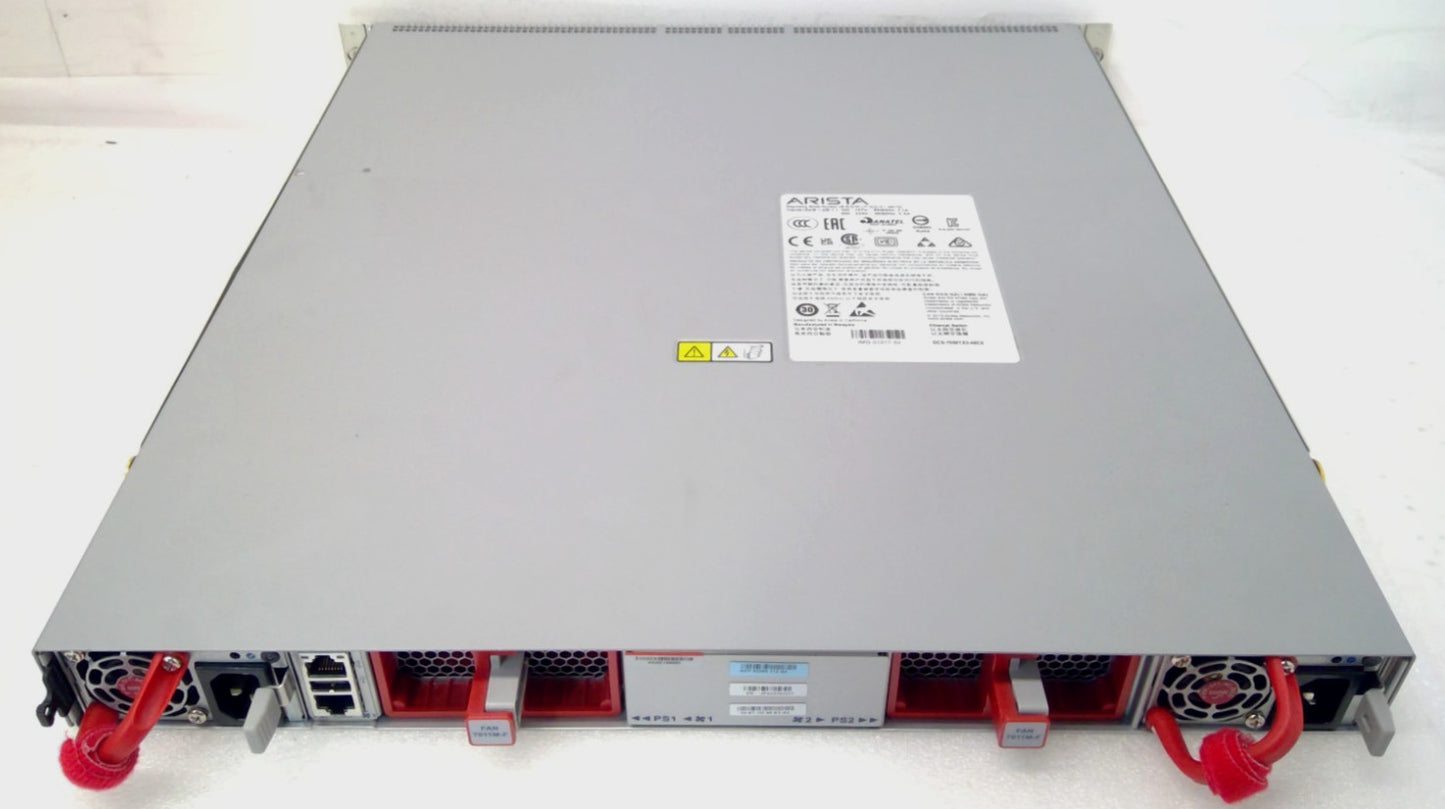 Arista DCS-7050TX3-48C8-F 48x 10G-T & 8x QSFP100 Network Switch 7050X3 Series