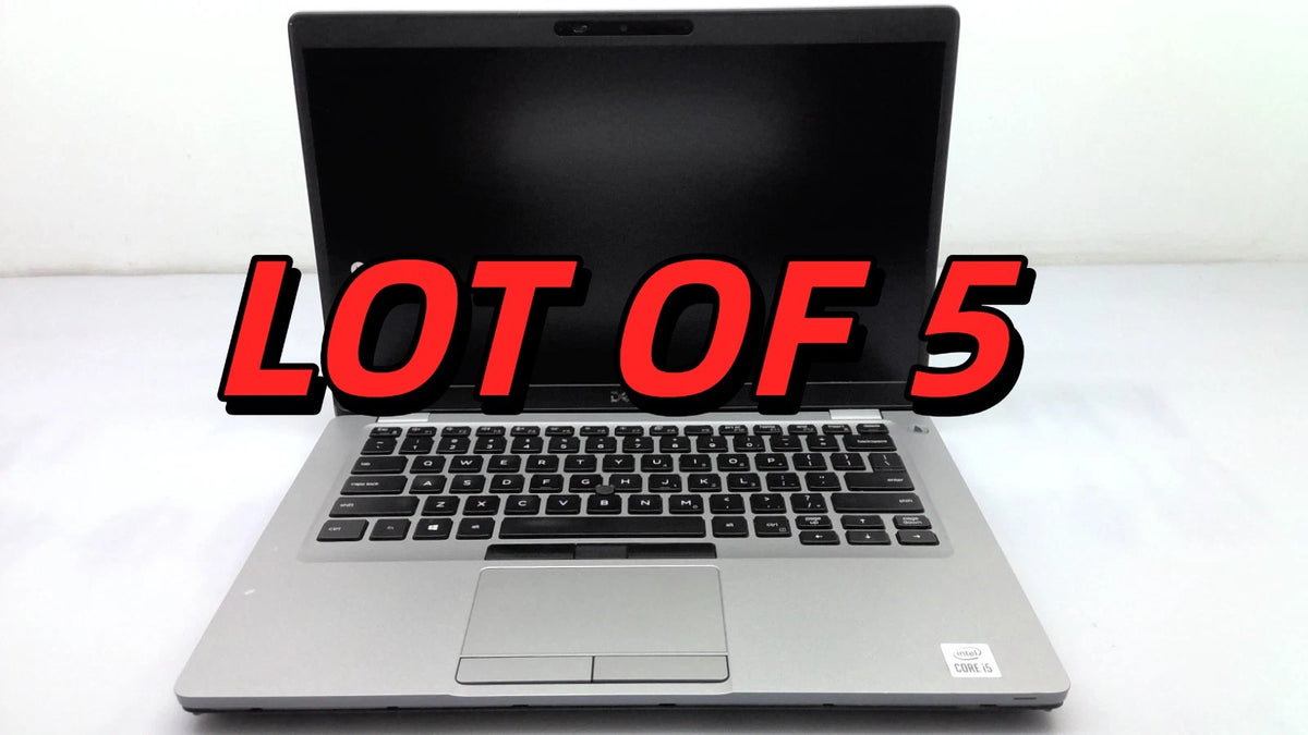Lot of 5 Dell Latitude 5410 i5-10310U@1.7GHz  No Ram No SSD *Read *