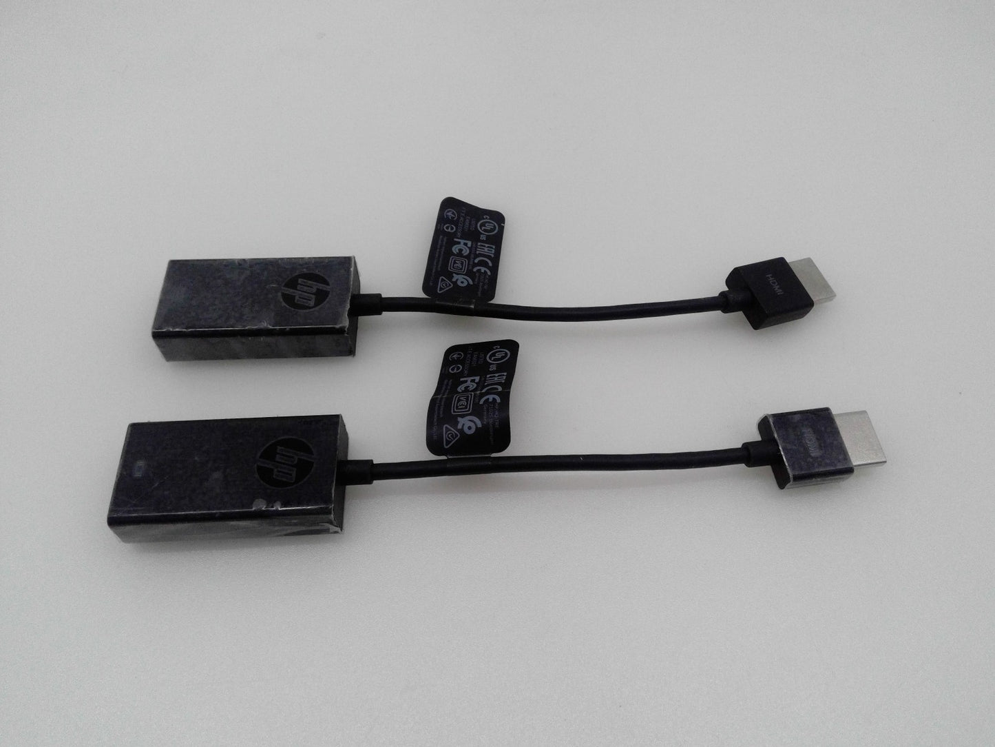 Lot of 2 HP HDMI to VGA Adapter P/N: 700571-003 SPS: 701943-001 RMN: HSA-A01HV
