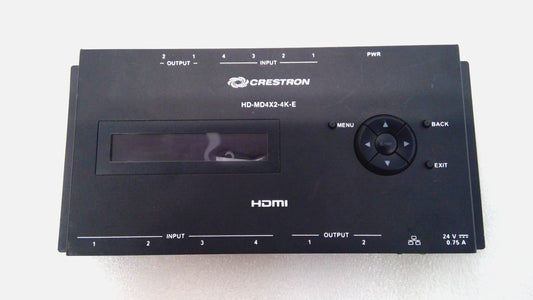 Crestron HD-MD4X2-4K-E P/N: 6507490 HDMI Signal Switcher