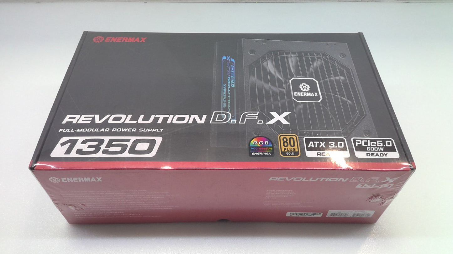 NEW Enermax Revolution D.F. X Power supply Fully Modular ERT1350EWT 80 PLUS Gold