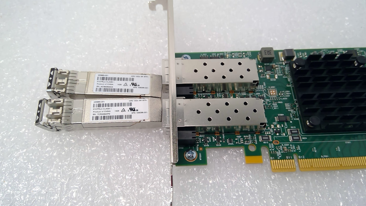 HPE 631SFP28 840130-001 817716-001 2Port 10/25Gb Mellanox CX4 Lx NIC W/10G SFP+