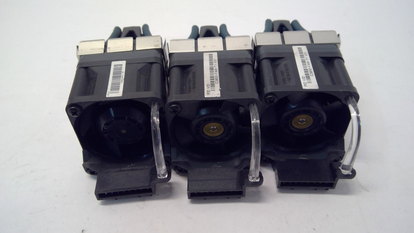 Lot of 3 Cisco C3850 FAN-T1 IPUCBBUBAA Fan Module for Cisco Catalyst 3850 Series