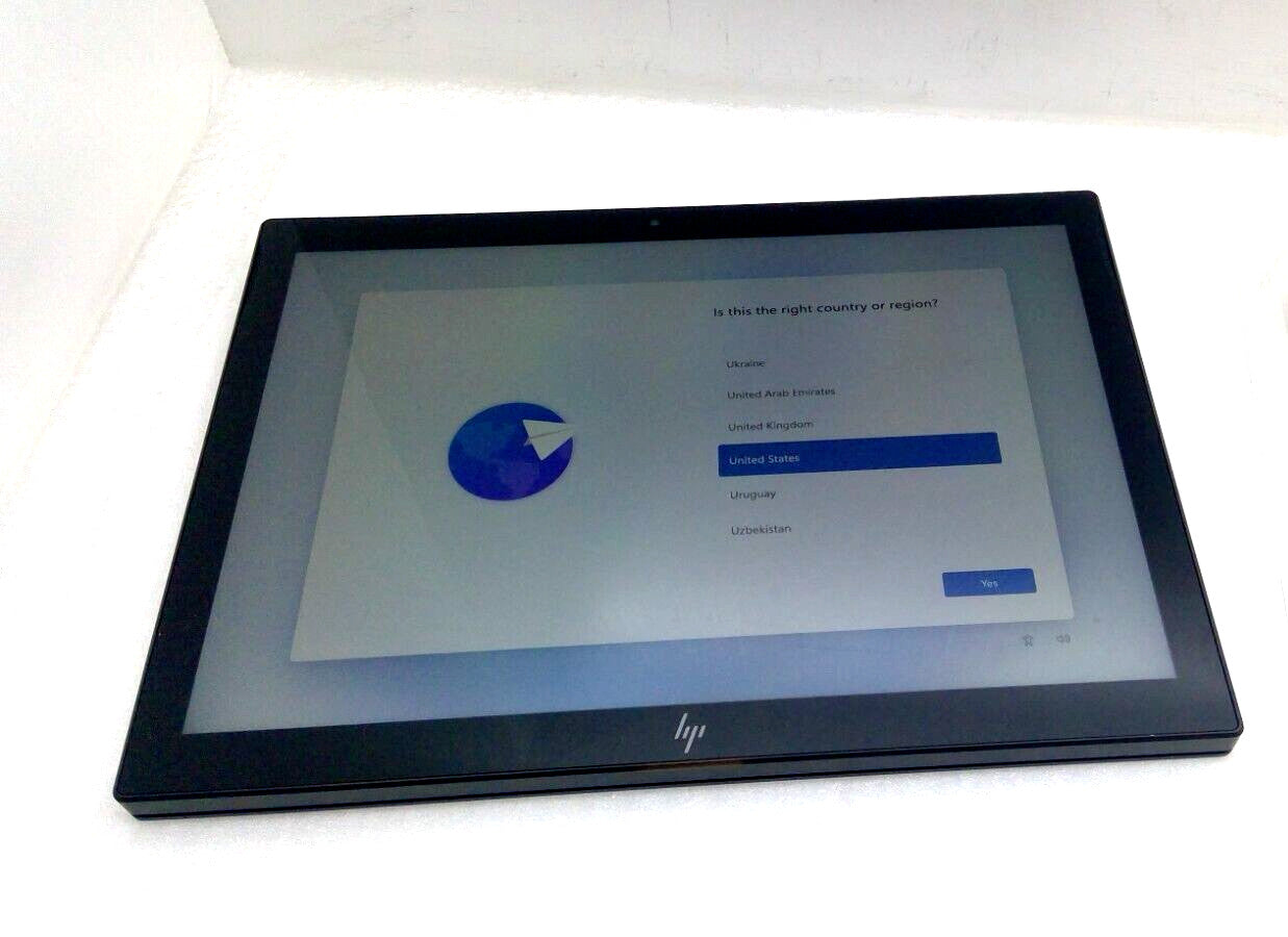 HP Engage Go Mobile System 12.3" Tablet i5-7Y57@1.2GHz 8G RAM 256GB, Win11  B14