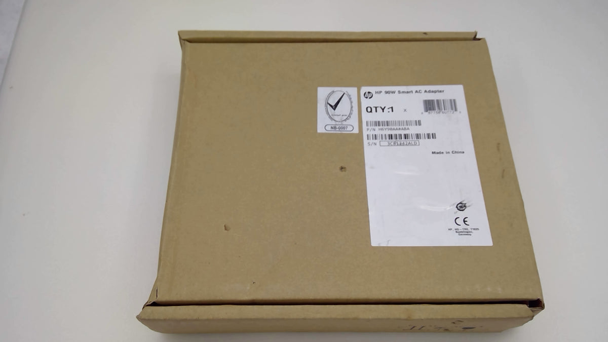 NEW Open Box HP 90W Smart Adapter H6Y90AA#ABA 710413-001 w/ 4.5-7.4mm Dongle