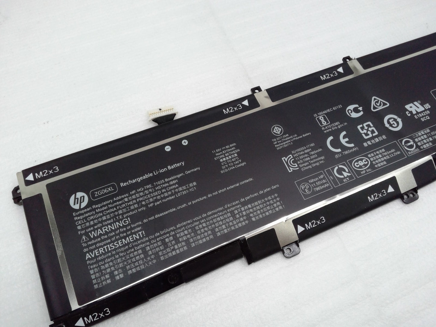 Genine HP ZBOOK STUDIO G5 LAPTOP 11.55V 95.9Wh 7965mAh LI-ION BATTERY ZG06XL