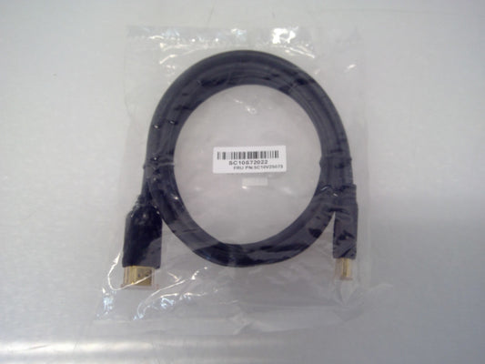 Lenovo Google Meet Serie Eins Raum Kits HDMI Ausgangskabel 5C10V25073 6ft Gold