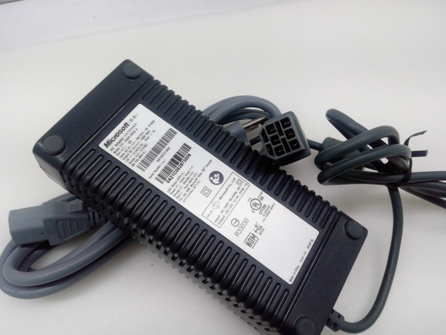 OEM Microsoft Xbox 360 150W Power Supply AC Adapter w/ Cord EADP-150LB A