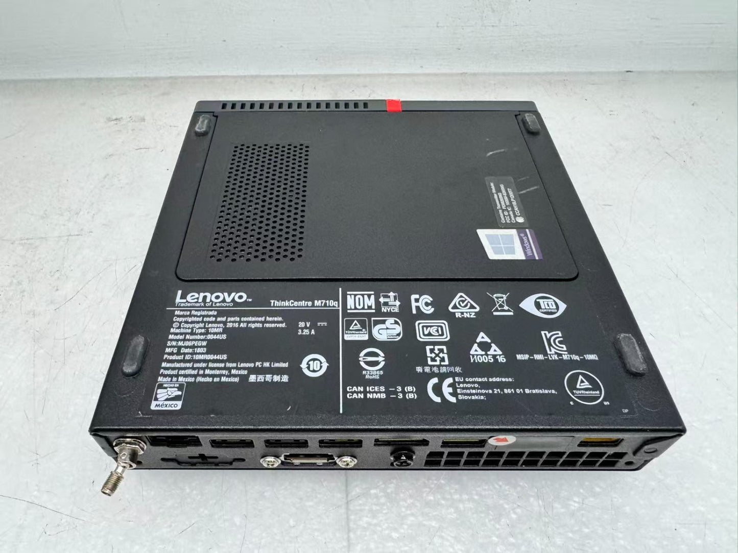 Lenovo ThinkCentre M710q Tiny Intel i5-7400T@2.4GHz 16G RAM 256G SSD *READ*