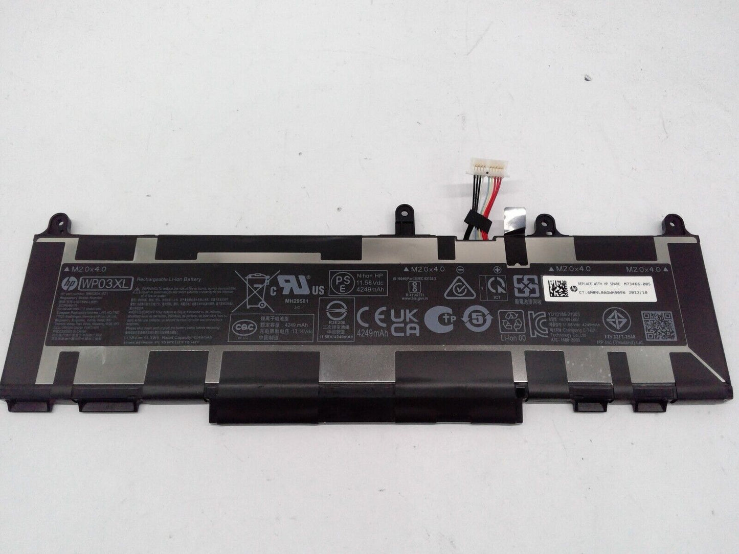 OEM HP WP03XL Battery for HP EliteBook 830 860 845 840 1040 G9 M64304-42238 51Wh