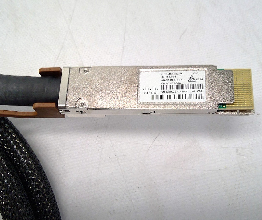Cisco QDD-400-CU2M 400G TO 400G Passive Cable 2M 37-1843-01
