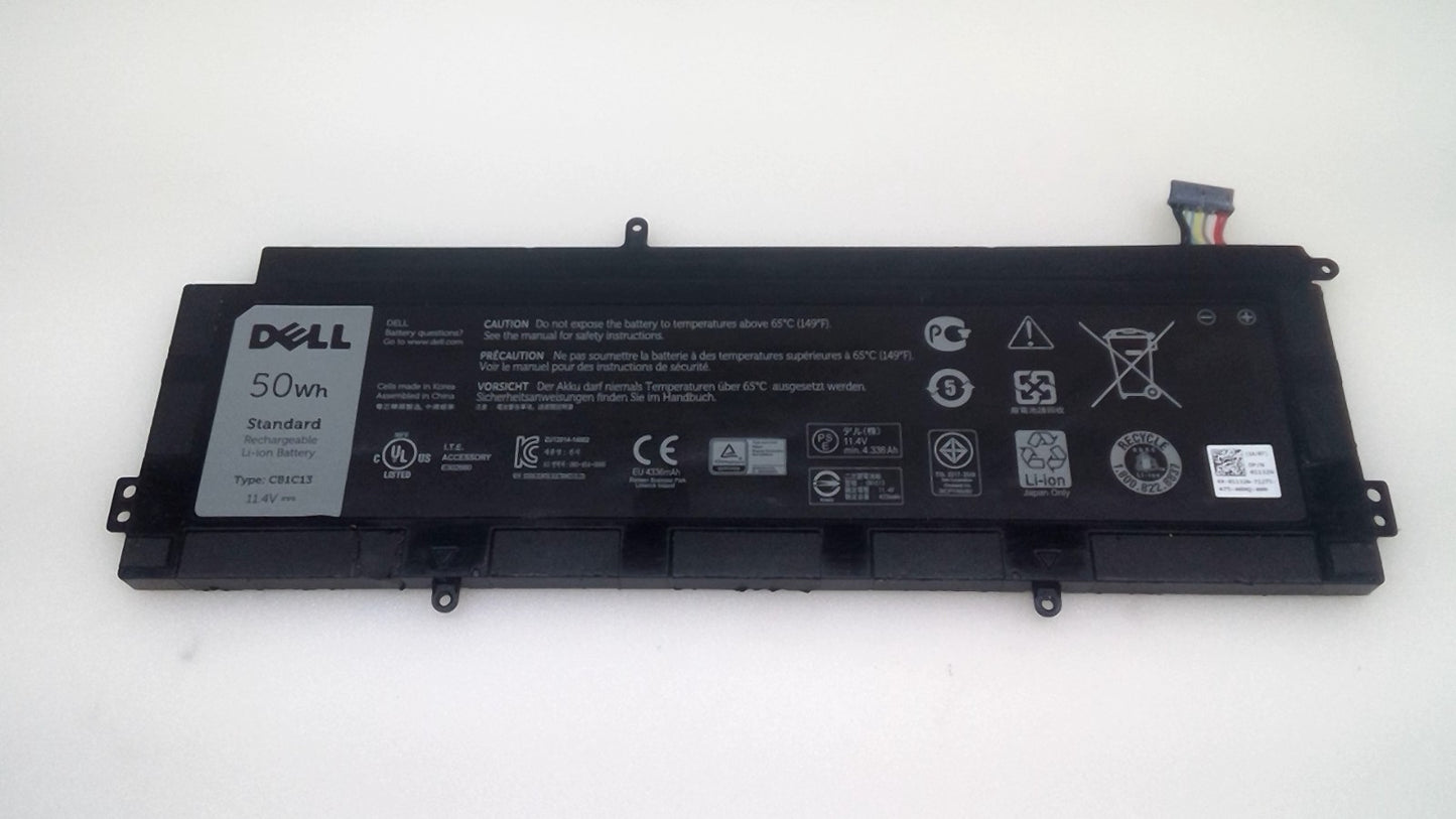 Genuine 11.4V 50Wh CB1C13 Battery for Dell Chromebook 11 1132N 01132N Notebook