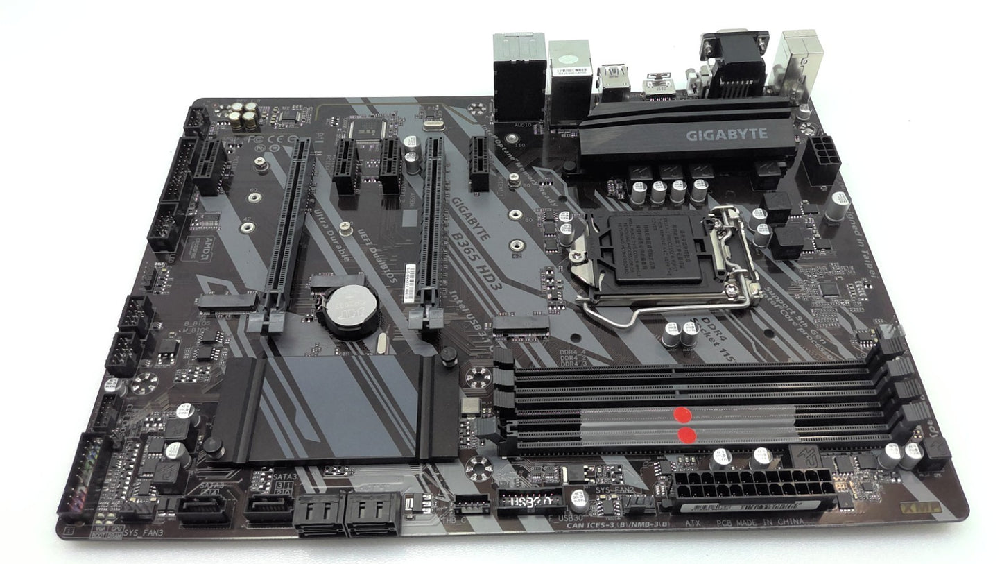 GIGABYTE B365 HD3 LGA1151 DDR4 Intel 9th Gen motherboard *Read*