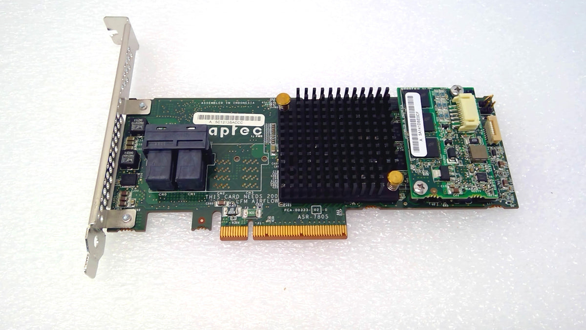 Adaptec ASR-7805 1GB Cache 8-Port 6Gb/s SAS SATA PCIe 3.0 x8 RAID Controller