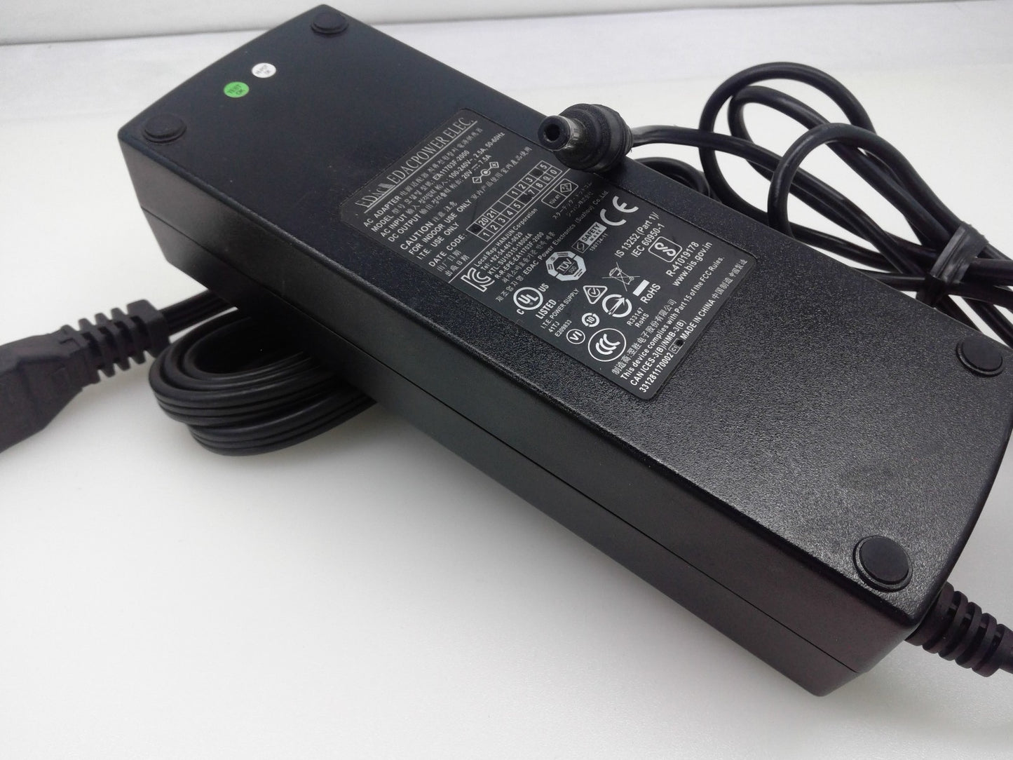 Genuine Edac EA11703F-2000 AC/DC Adapter 20V 7.5A Power Supply 5.5x2.1mm