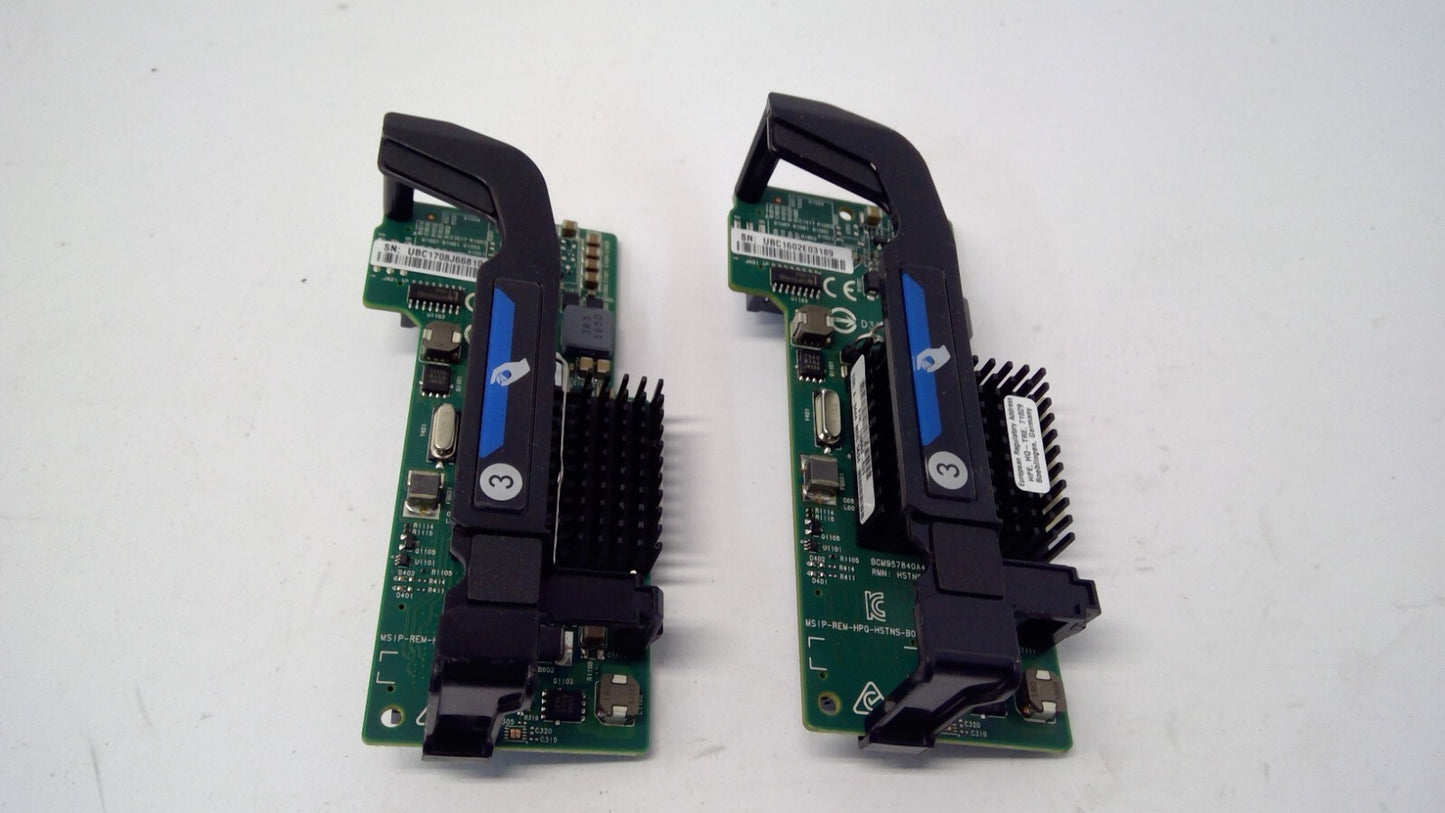 LOT OF 2 701527-001 HPE FLEXFABRIC 20GB 2-PORT 630FLB NETWORK ADAPTER