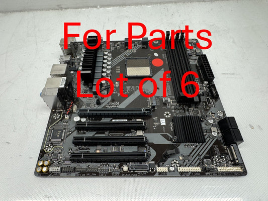 Lot of 6*For Parts* GIGABYTE B650M C V3 AM5 DDR5 Micro ATX Motherboard Not Work