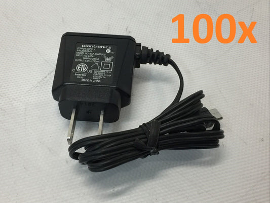 (100x) Plantronics Micro USB Charger Fast Charging for Samsung Android Phone