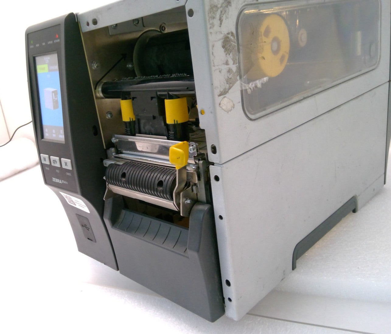Zebra ZT411 Thermal Transfer & Direct Label Printer W/ Peeler *Read details*