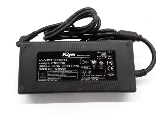 VOLGEN  ATS250T-P120 AC Adapter 100 240V  50 60Hz 12V 20A 6 PIN