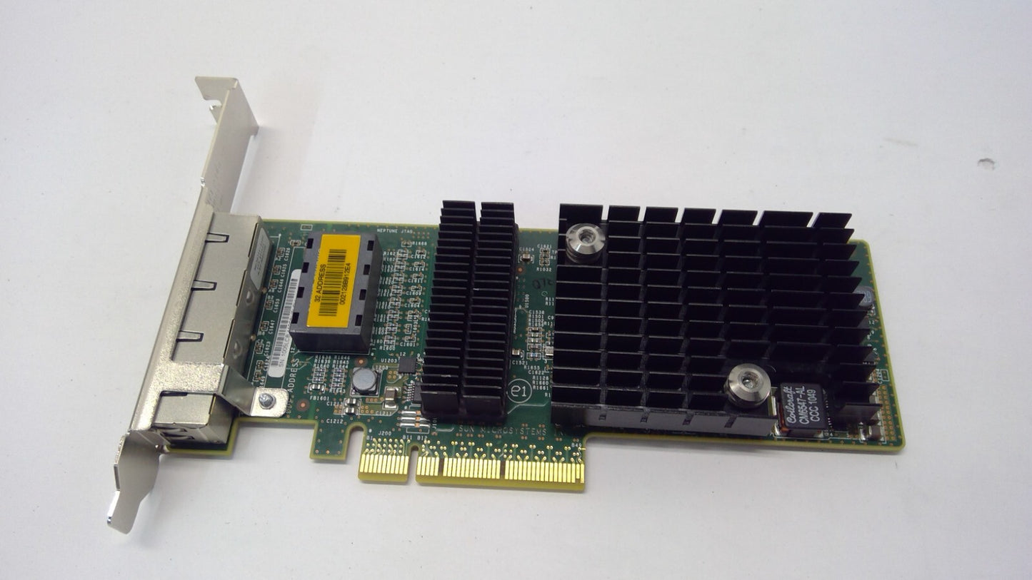 Sun 4-Port 1gb Gigabit RJ-45 Network PCIe Adapter 511-1422-01 ATLS1QGE H/ P