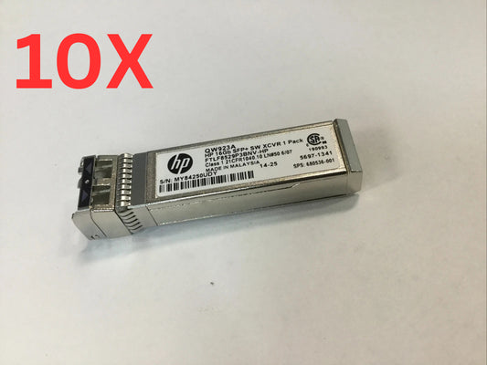 LOT OF 10 HP 16GB QW923A SFP+ SW XCVR 680536-001 Transceiver