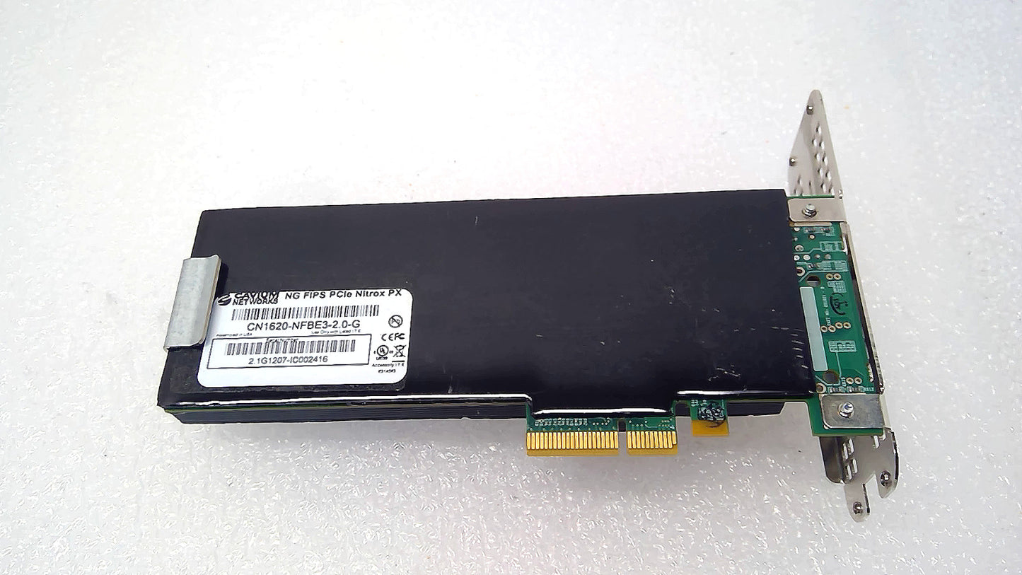 Cavium Networks CN1620-NFBE3-2.0-G Netscalar NG FIPS PCIe Nitrox PX Adapter Card