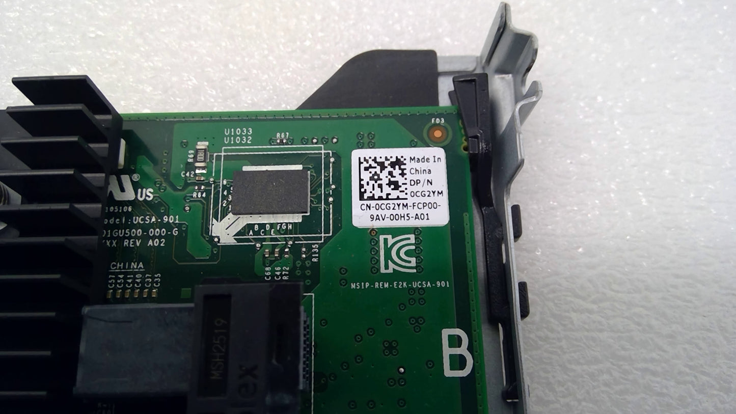 Dell EMC 0CG2YM H330 12Gbps SAS PCIe HBA RAID Controller Card w/ Riser + Cage