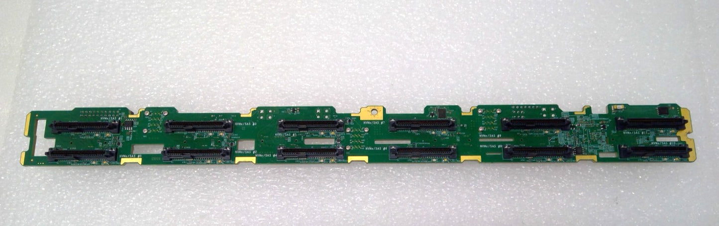 Supermicro BPN-SAS3-119A-N12 12x 2.5" 12Gbps SAS3/SATA3/NVMe 1U hybrid backplane