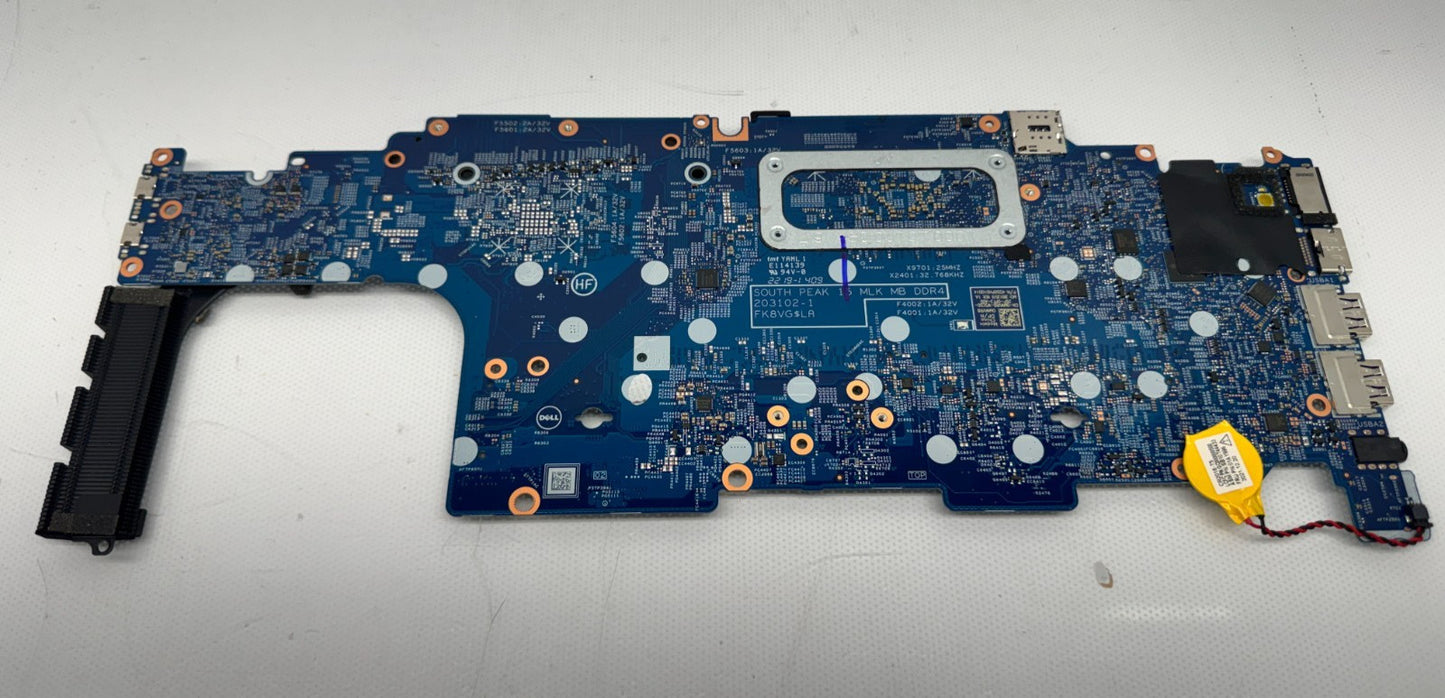 Dell Latitude 5530 Motherboard Intel i7-1265U@1.80GHz P/N 0MWVR8