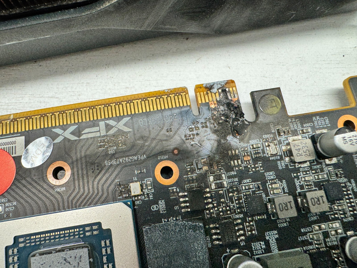 XFX Swift AMD Radeon RX 9070XT RX-97SWFT GPU W/Burnmark *Not Work*