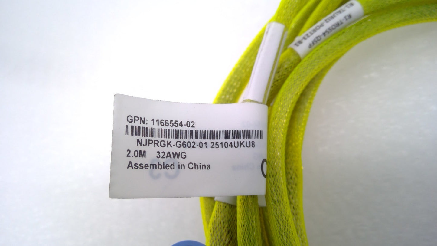 Amphenol 400G OSFP to 2x 200G 2XQSFP56 DAC Cable 2M 32AWG NJPRGK-G602-01