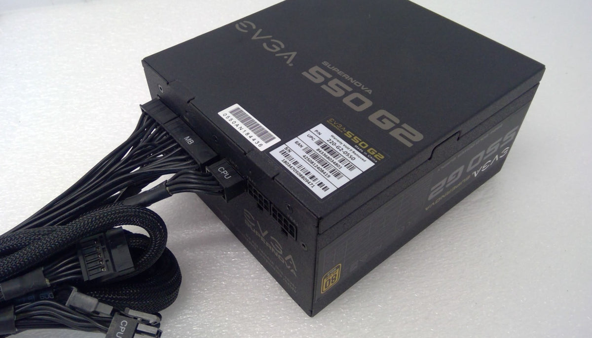 EVGA SuperNOVA 550 G2 550W 80+ Gold Modular ATX PSU SATA PCIe 220-G2-0550
