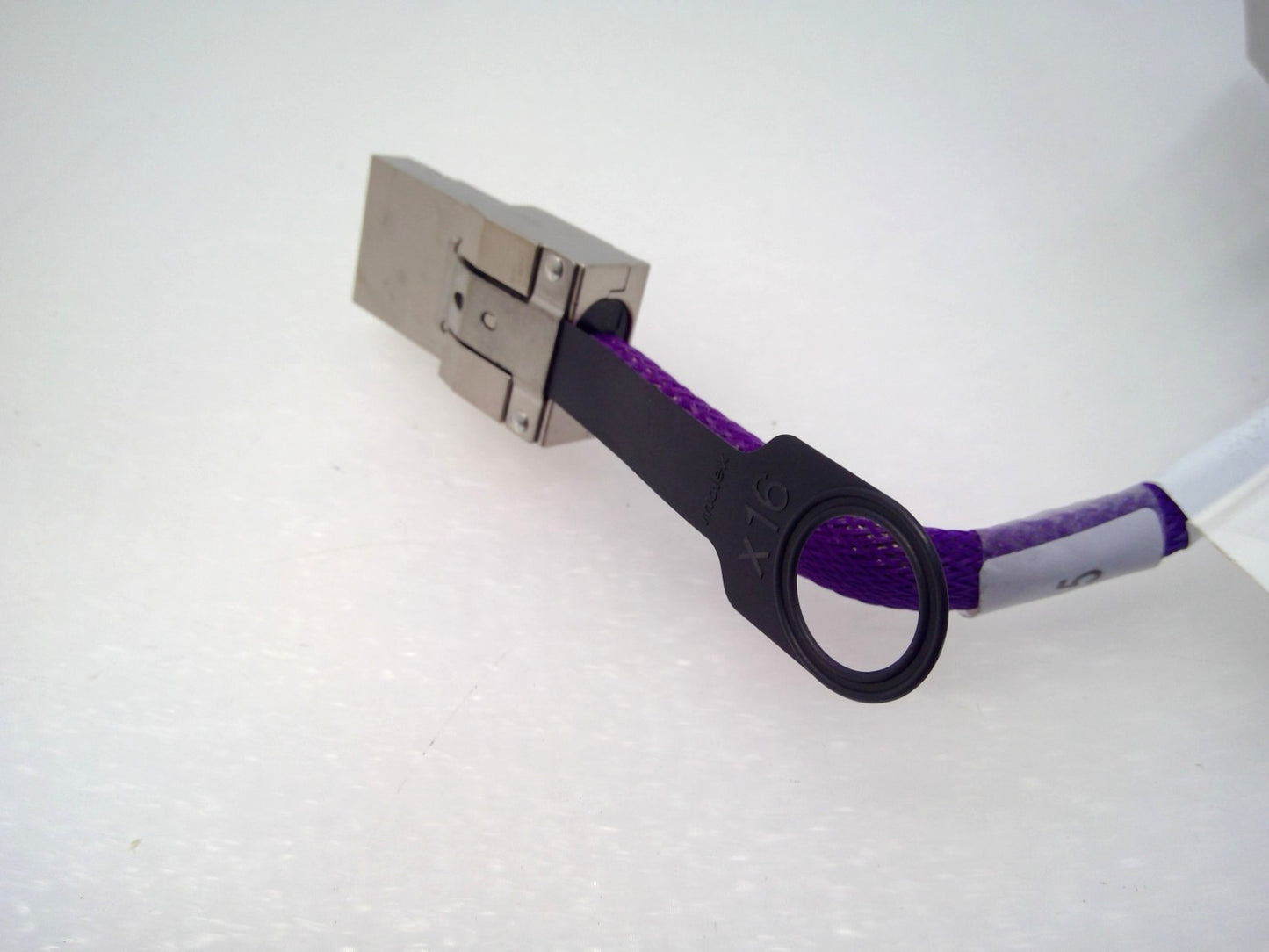 Molex 0.22m DAC High Speed PEIe CDFP x16 Connector Cable 32AWG 1049517-03 Purple