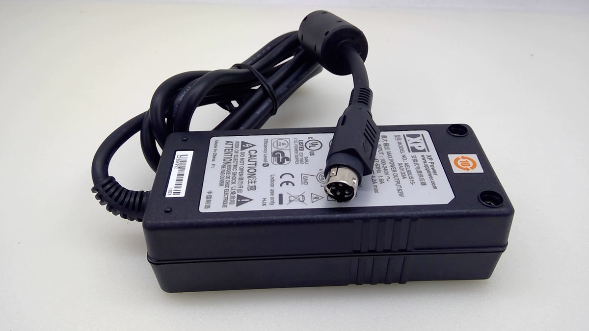 XP Power AEL60US15-XA0133A 63W 15V 4.2A 4-Pin Adapter for MICROS KW270 POS
