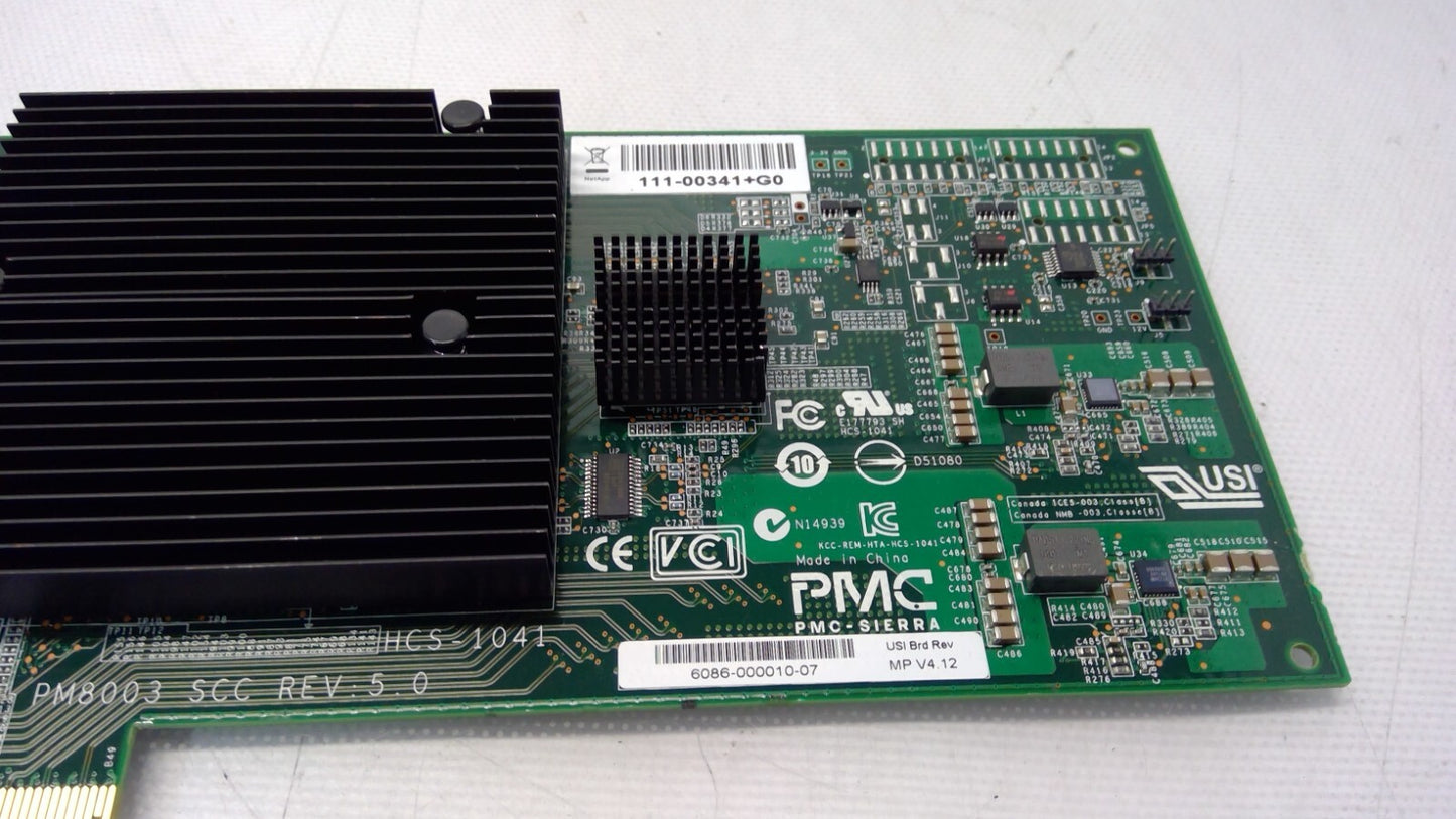 USI  PMC-SIERRA PM8003 SCC REV 5 NetApp Controller 111-00341+G0 / 6086-000010-07