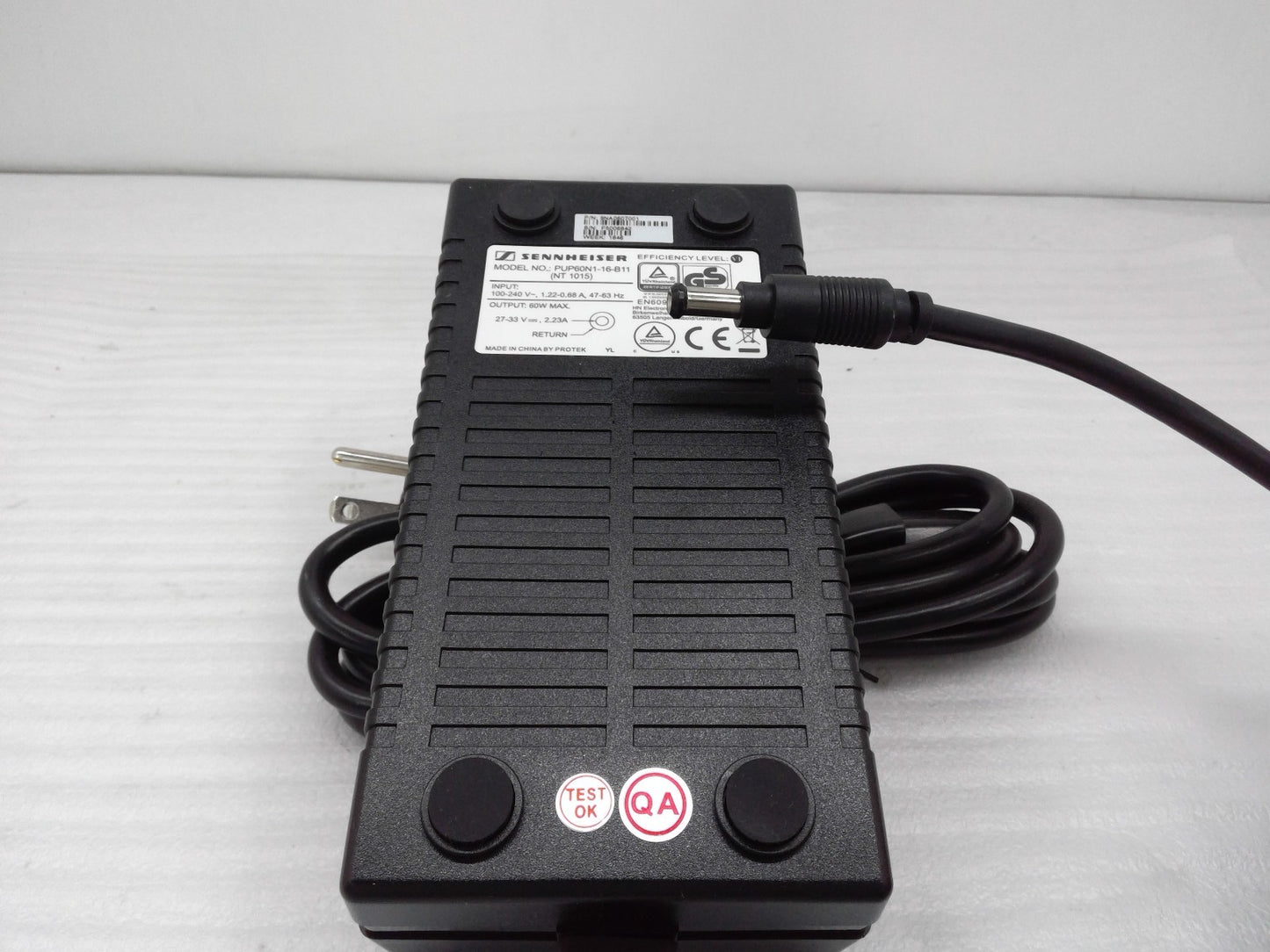 SENNHEISER NT 015  27V-33V 2.23A  60W DC power supply PUS60N1-16-B11