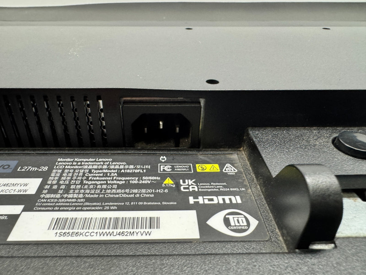 LG L27m-28 1920 x 1080 Monitor HDMI DP - No Stand - Tested *READ*