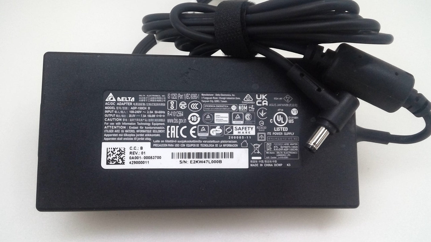 Genuine Delta 150W AC Adapter ADP-150CH D Power Supply  20V 7.5A Tip 5.5*2.5mm