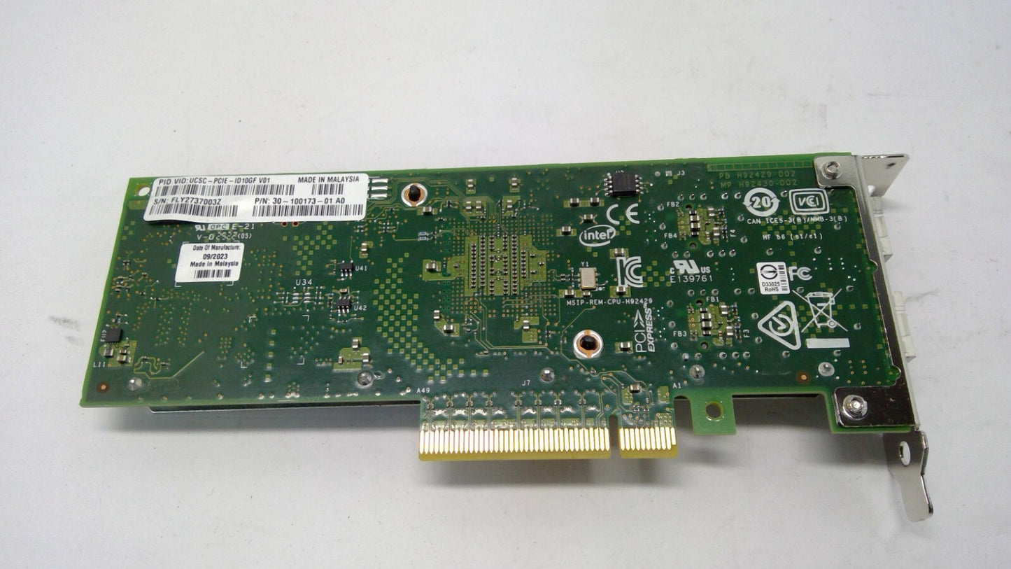Cisco X710-DA2 Dual Port 10GbE - Low Profile Network Adapter Card 30-100173-01