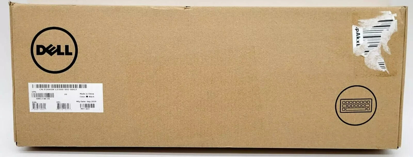 Lot of 10 - NEW Dell KB813 (KB813BKUS) Smartcard Wired Keyboard - Black 026XGK