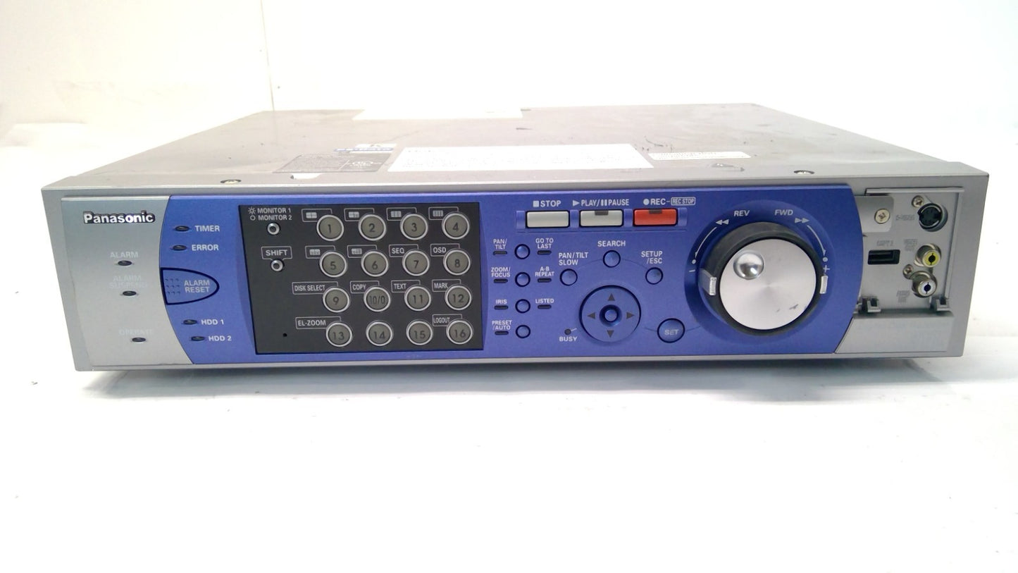 Panasonic WJ-HD316A 16-channel digital video recorder (DVR) manufactured