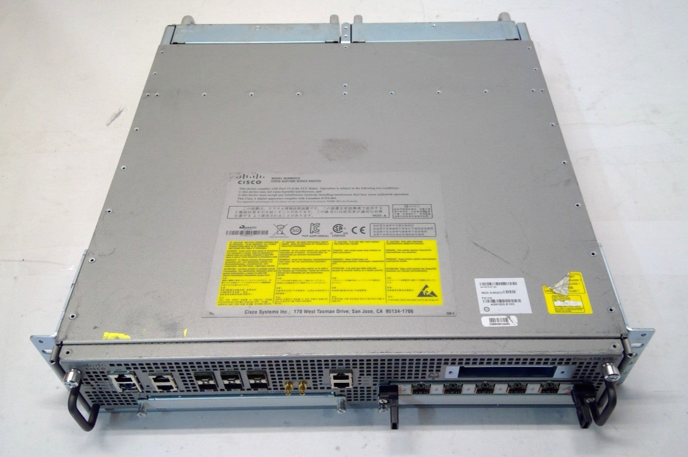 Cisco ASR1002-X ASR 1000 Series Aggregation Service Router W/SPA-5X1GE-V2
