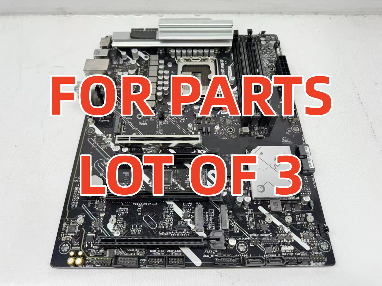 Lot of 3 *For Parts*Asus Z890 MAX Gaming WIFI7 Desktop Motherboard Socket NoWiFi