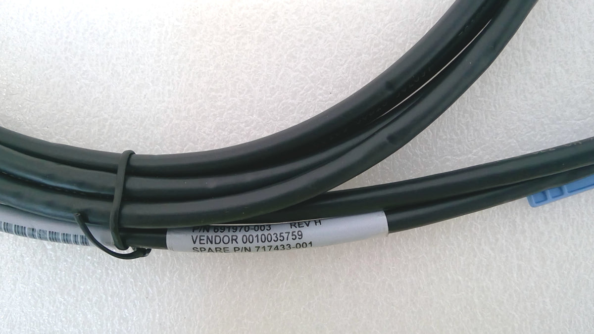 HPE 691970-003 2M External Mini-SAS HD SFF-8644 Cable 717433-001 12Gb