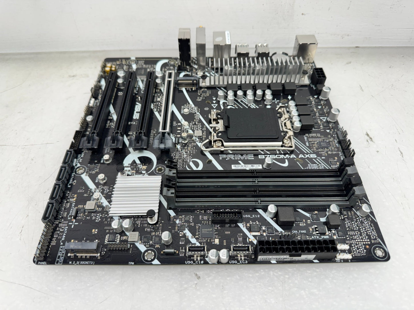 ASUS PRIME B760M-A AX6 Micro ATX motherboard LGA 1700 DDR5 WIFI HDMI DP