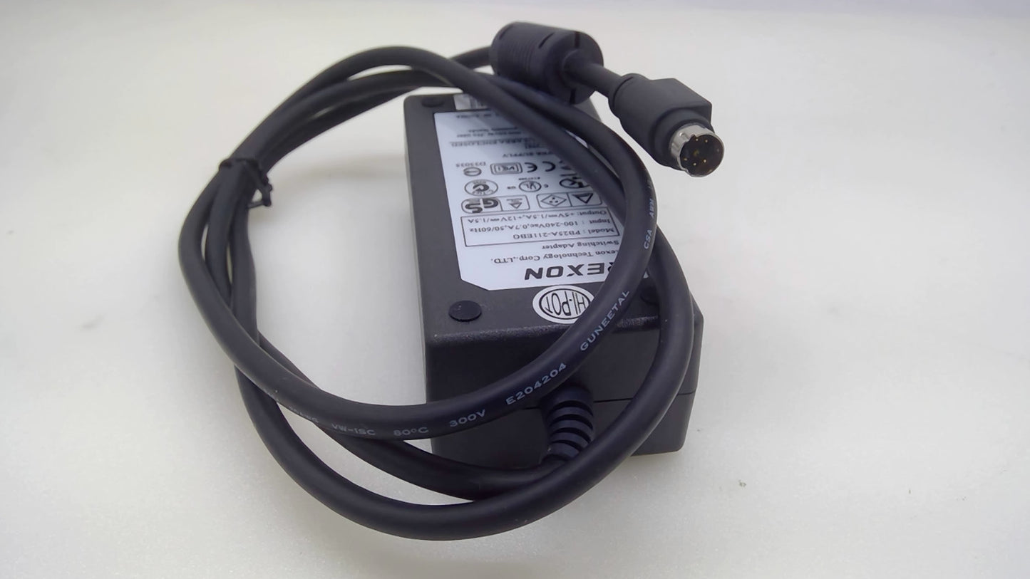 REXON PB25A-211EBG 5V 12V 4-Pin AC Adapter for LaCie Porsche Hard Drive