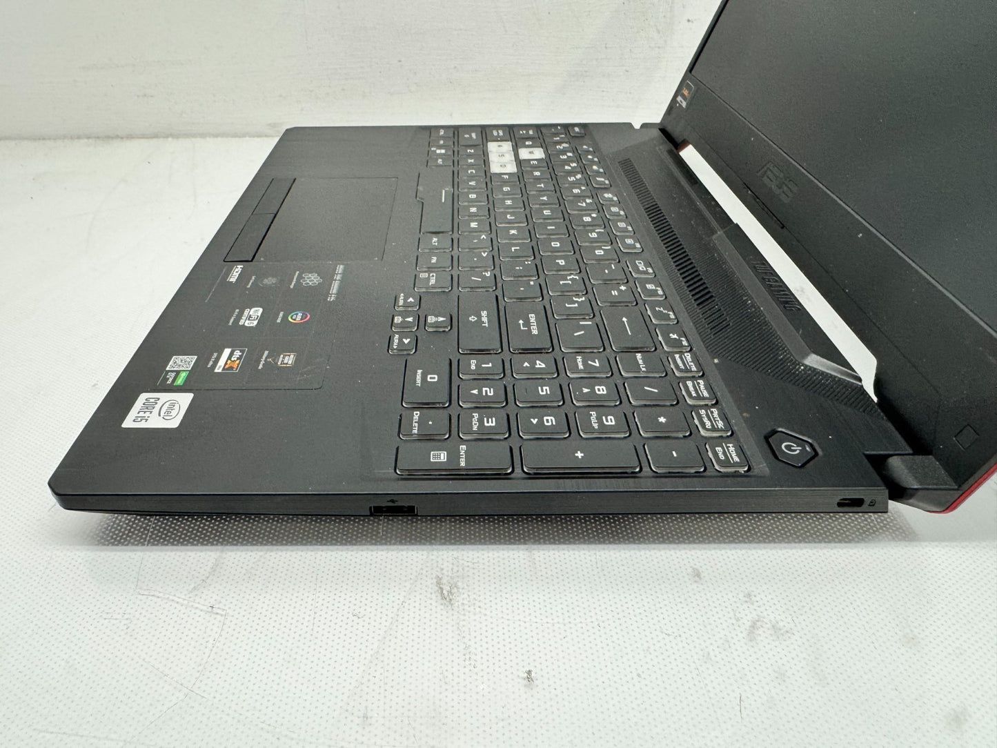 ASUS TUF FX506LH Intel i5-10300H@2.50GHz 16GB 256G GTX 1650 Windows 11 No AC