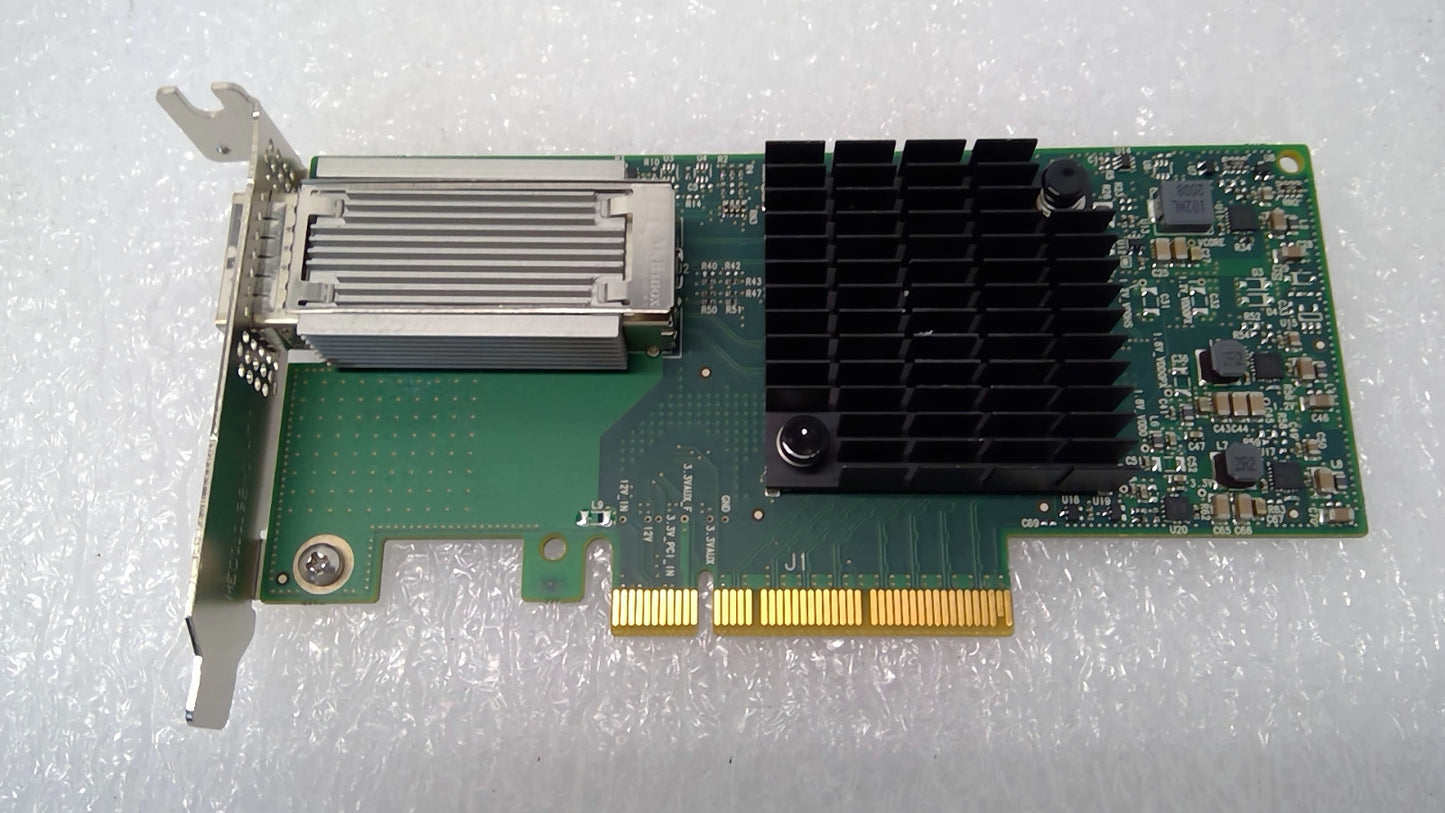 Mellanox MCX4131A-GCAT ConnectX-4 1-Port 50Gbps PCI-e QSFP28 Network Adapter LP