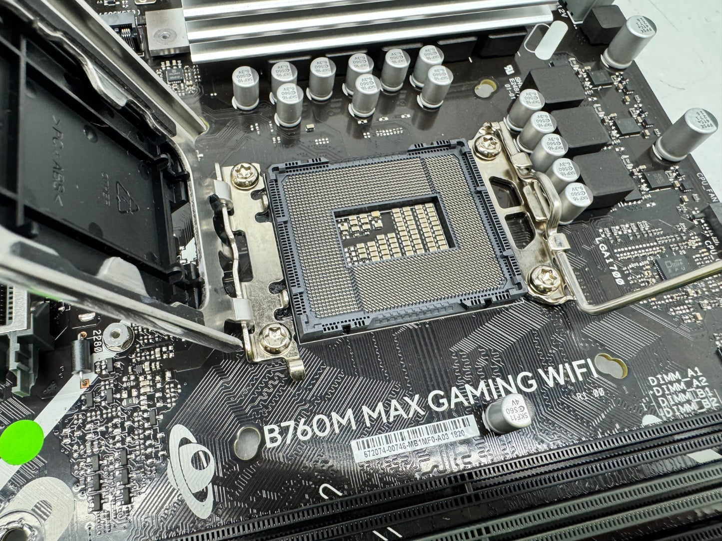 ASUS B760M MAX GAMING WIFI Motherboard DDR5 Intel Socket 1700 *READ*